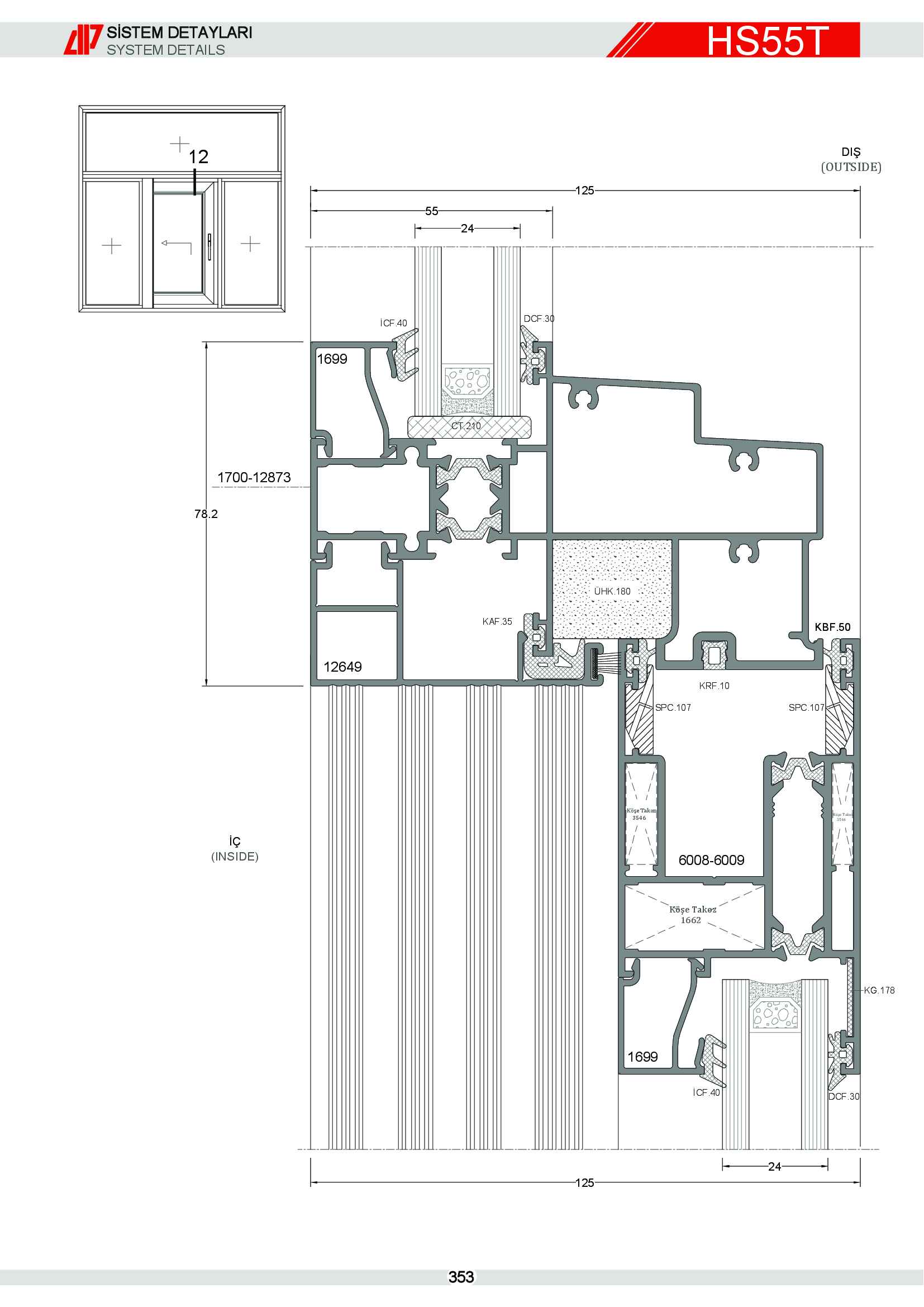 HEBESCHİEBE SÜRME ALÜMİNYUM 61
